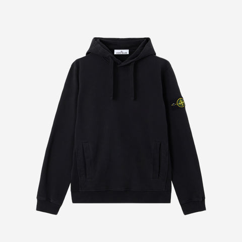STONE ISLAND CLASSIC HOODIE BLACK