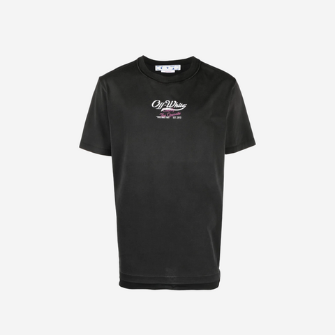 OFF-WHITE EXACTLY THE OPOSSITE T-SHIRT BLACK