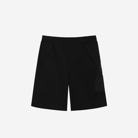 CP COMPANY METROPOLIS BLACK SHORTS