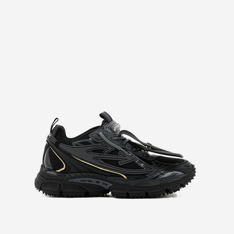OFF-WHITE BE RIGHT BACK BLACK SNEAKERS