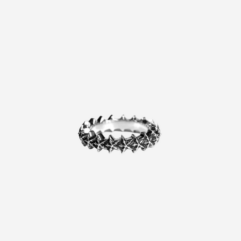 CHROME HEARTS STAR BAND RING