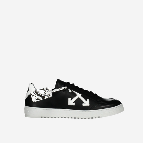 OFF-WHITE LEATHER SNEAKERS