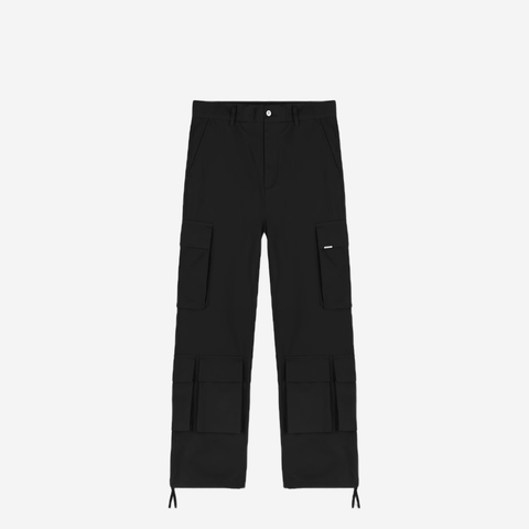 REPRESENT BAGGY CARGO PANTS BLACK