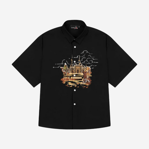 DERSCHUTZE AZIZA BLACK SHIRT
