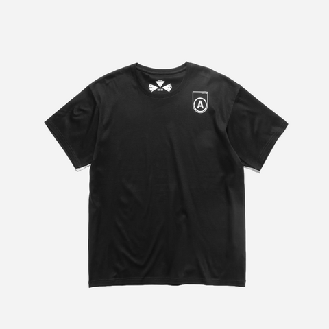 ACRONYM MERCERIZED TEE BLACK
