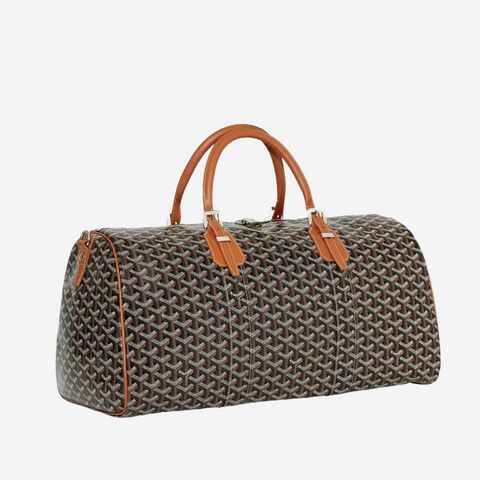 Goyard Boston 50 bag Black Tan