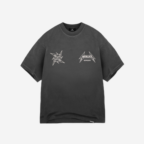 REPRESENT X METALLICA GREY T-SHIRT