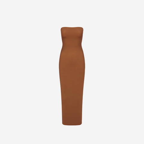 SKIMS FITS EVERYBODY TUBE DRESS BRONZE