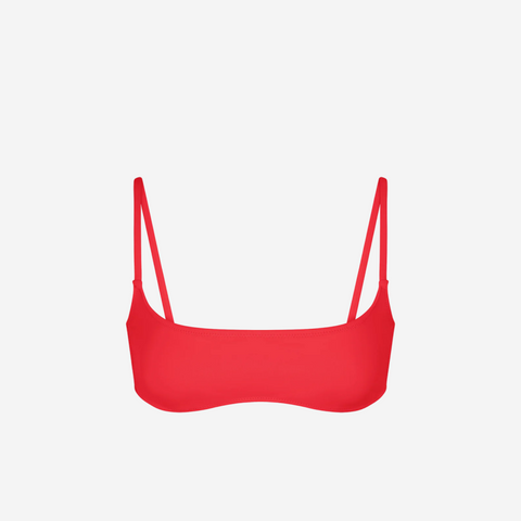 SKIMS SIGNATURE SWIM MICRO SCOOP BIKINI TOP