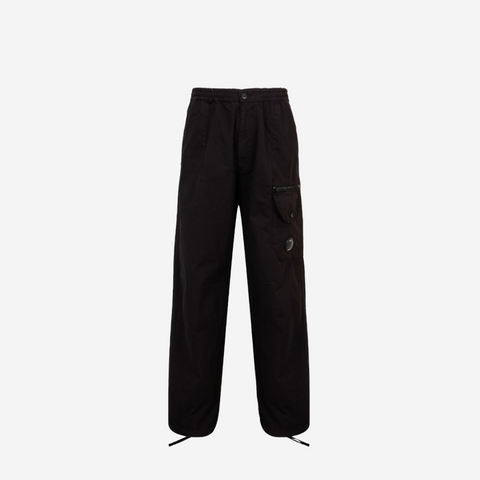 CP COMPANY Black Microreps Boxy Lens Cargo Pants