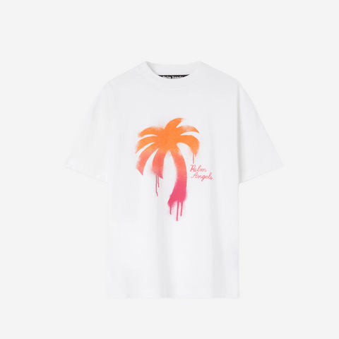 PALM ANGELS PALM TEE WHITE