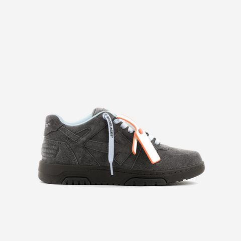 OFF-WHITE OUT OF OFFICE DARK GREY SUEDE