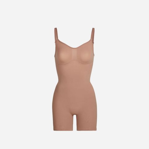 SKIMS SCULPTING BODYSUIT MID SIENNA