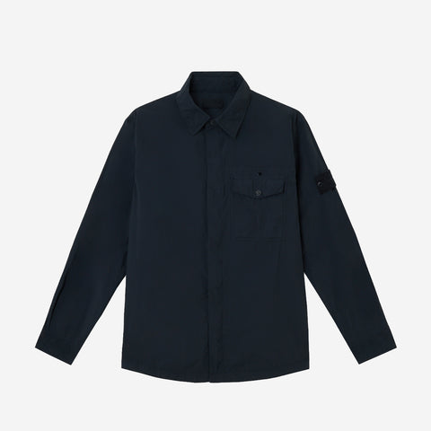 STONE ISLAND GHOST NYLON METAL OVERSHIRT navy