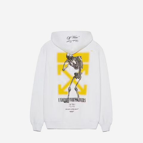 OFF-WHITE X UNDERCOVER REVERSIBLE SKELETON ZIP HOODIE