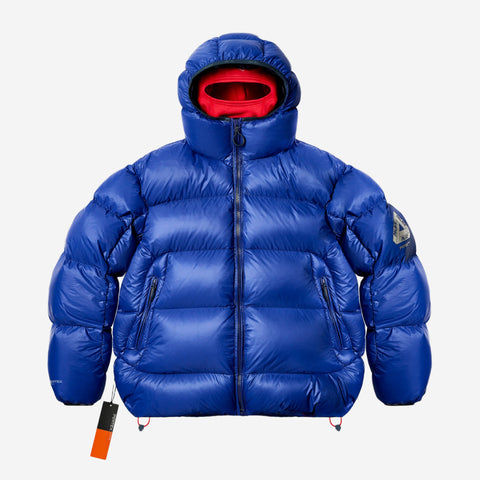 palace pertex opaque balaclava blue puffer