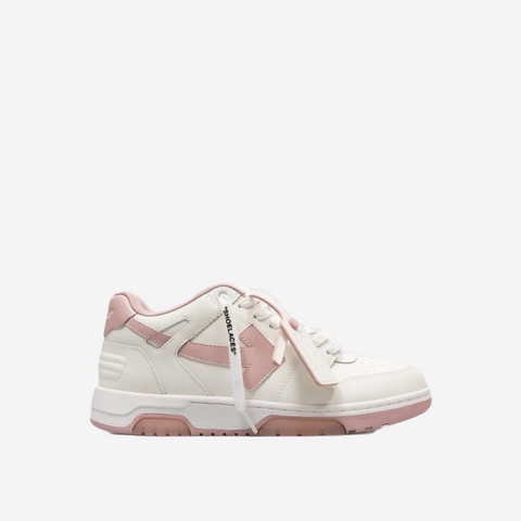 OFF-WHITE OUT OF OFFICE CALF LEATHER WHITE PINK