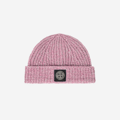 STONE ISLAND WOOL HAT PINK