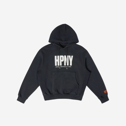 HERON PRESTON HPNY Pullover Hooded Top Black