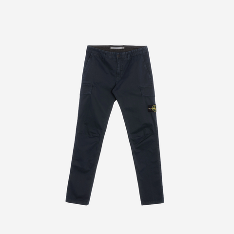 STONE ISLAND Navy Patch Cargo Pants