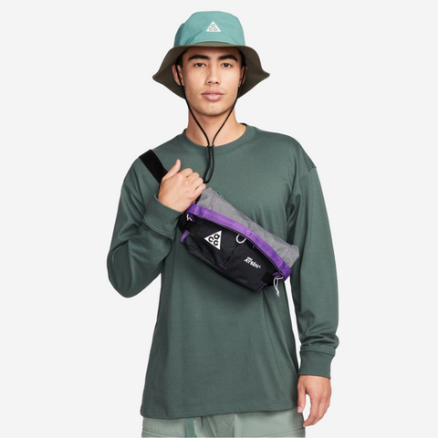 NIKE ACG AYSEN FANNY PACK 3L BLACK/PURPLE