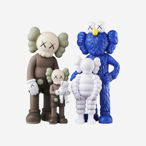 KAWS FAMILY VINYL FIGURES SET BROWN