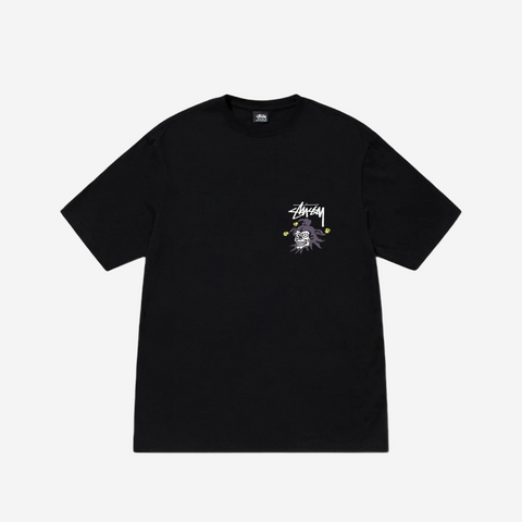 STUSSY JOKER TEE BLACK