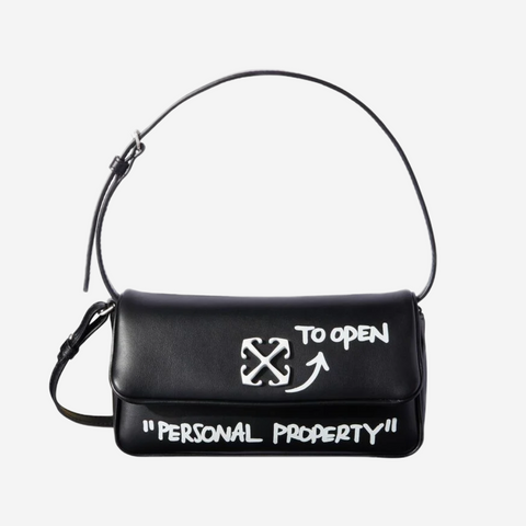 OFF-WHITE Jitney Quote shoulder bag