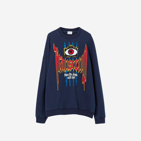 BURBERRY TRANSCEND NAVY SWEATSHIRT