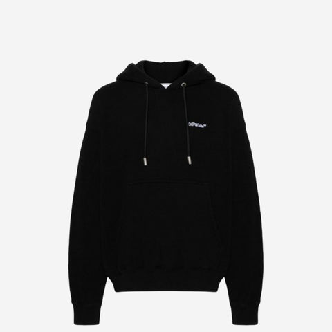 Off-White Tattoo Arrow Skate Hoodie 'Black/White
