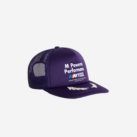 Kith for BMW M1 Podium Poly Foam Nolan Trucker Cap - Techno Violet