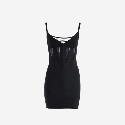 MUGLER X H&M CORSET-STYLE MINI DRESS