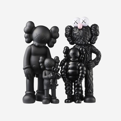 KAWS FAMILY VINYL FIGURES SET BLACK