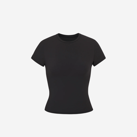SKIMS FITS EVERYBODY T-SHIRT ONYX