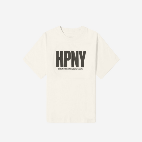 HERON PRESTON HPNY TEE WHITE