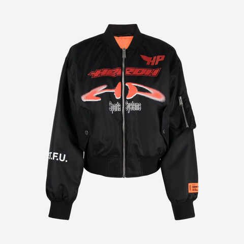 HERON PRESTON BLACK BOMBER