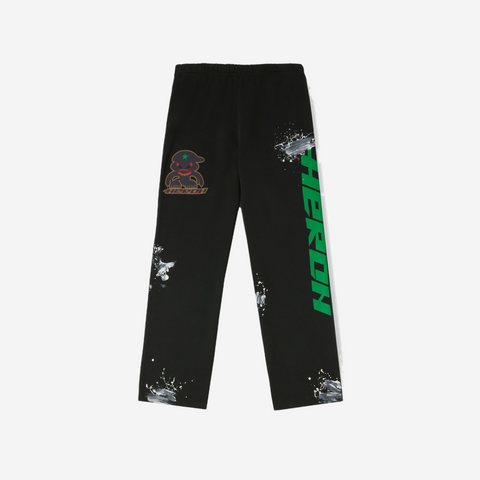 HERON PRESTON MONSTER JOGGING SWEATPANTS BLACK