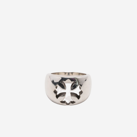 CHROME HEARTS Negative Space Plus Cross Ring