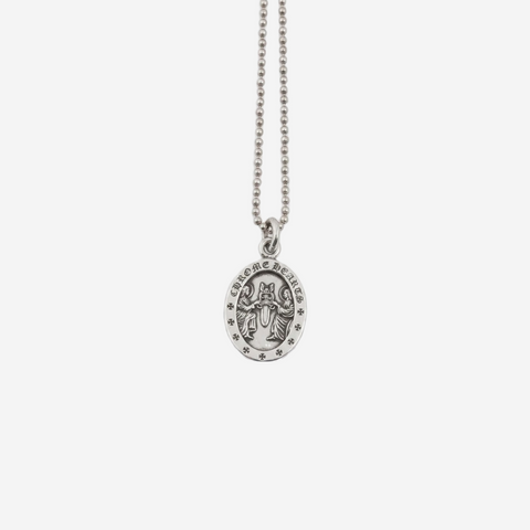 CHROME HEARTS Angel Medallion Pendant With Ball Chain