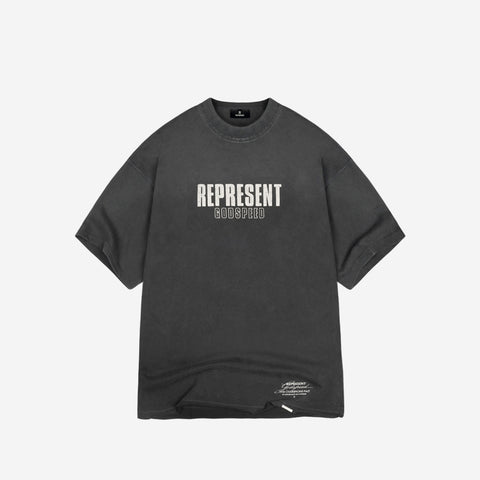 REPRESENT GODSPEED T-SHIRT AGED BLACK
