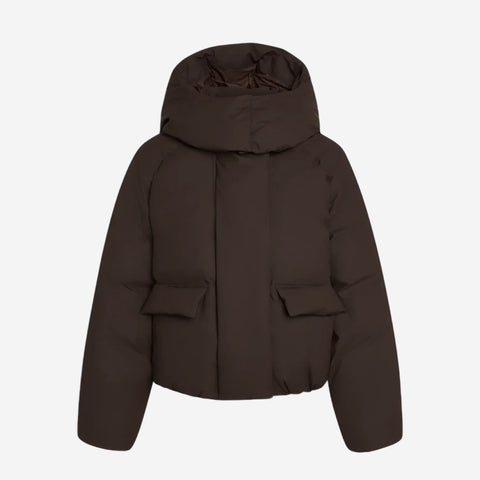 KHY STANDARD PUFFER JACKET CHOCOLATE