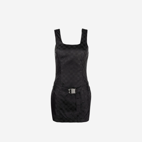 MISBHV NYLON JACQUARD MINI DRESS