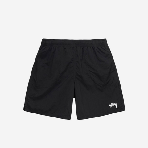 STUSSY STOCK WATER SHORTS BLACK