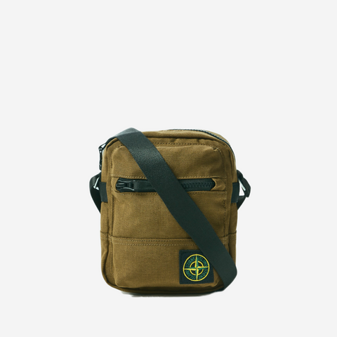 STONE ISLAND Cordura Shoulder Bag Dark Beige