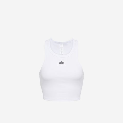 ALO YOGA Aspire Tank white