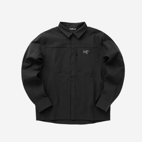 ARC`TERYX CRONIN COTTON OVERSHIRT BLACK