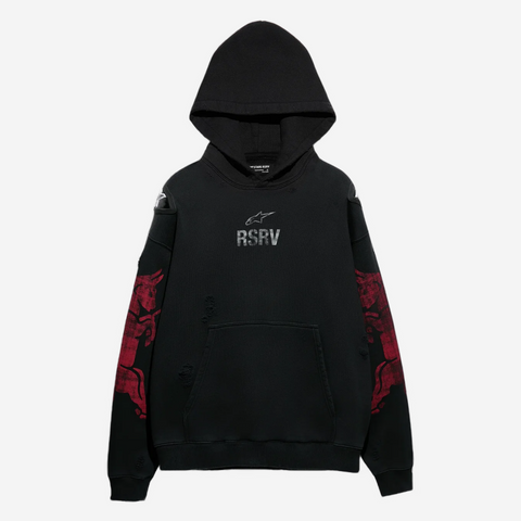 ALPINESTARS RSRV X RED BULL DISTRESSED HOODIE