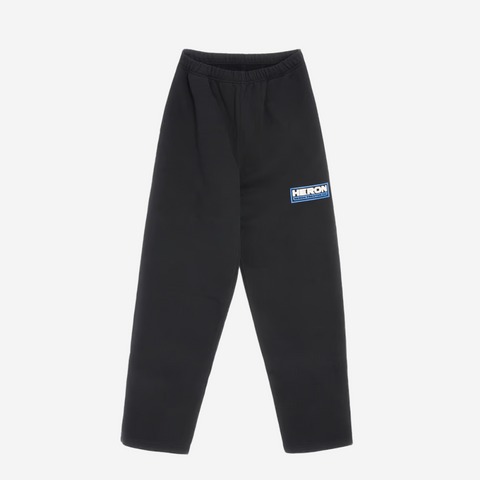 HERON PRESTON REAL ESTATE SWEATPANTS BLACK