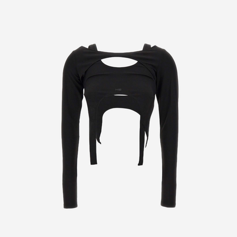 HELIOT EMIL ARID HARNESS LONG SLEEVE T-SHIRT BLACK