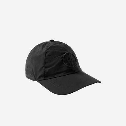 STONE ISLAND NYLON METAL CAP BLACK